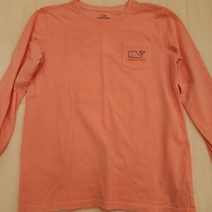 Vineyard Vines Coral Long Sleeve